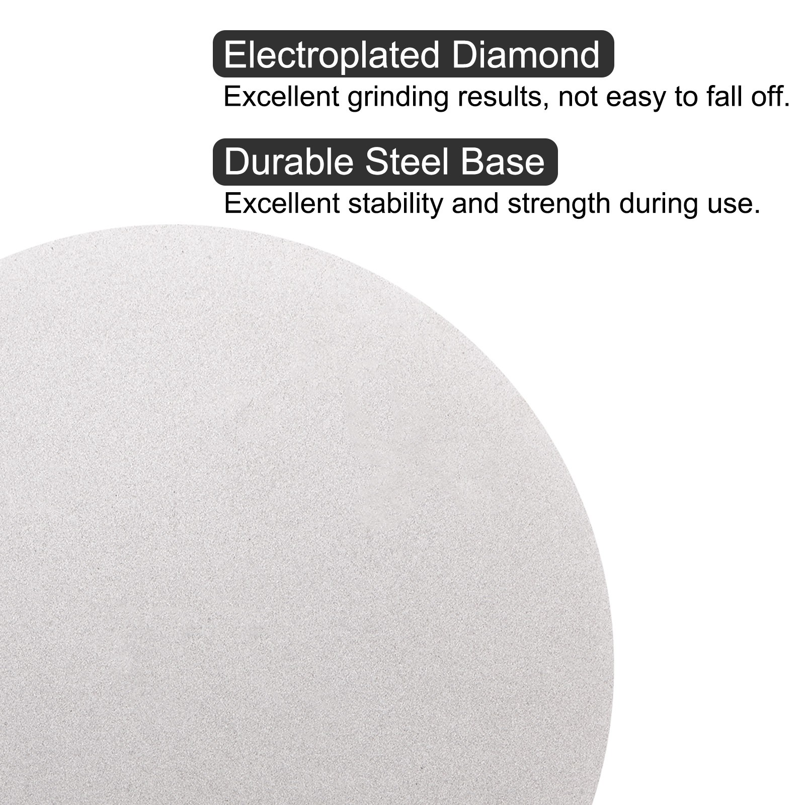 Diamond Sanding Grinding Disc for Processing 12″ Grit 400 No Center Hole