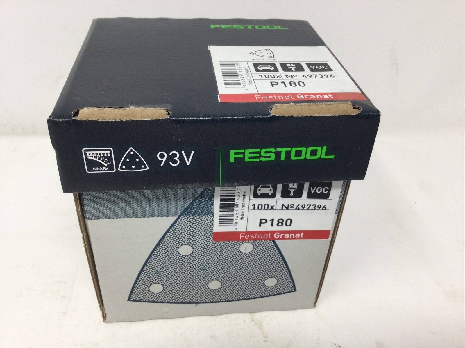 Festool 497396 P180 180 Grit Granat Abrasives Pack of (100) 95 mm X 88 mm