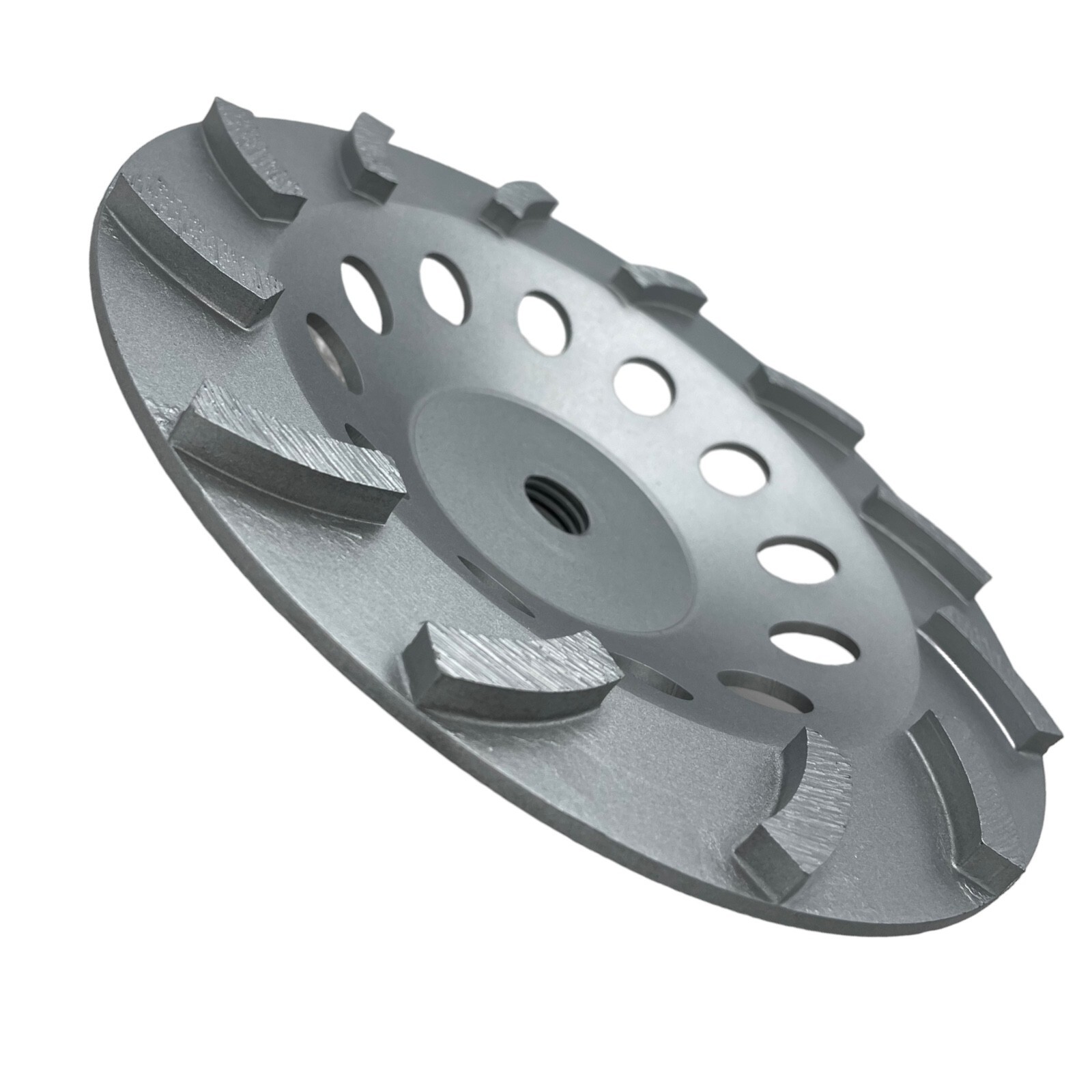 7 In Diamond Turbo Segmented Cup Grinding Wheels Fast Grinding 5/8″-11 threaded
