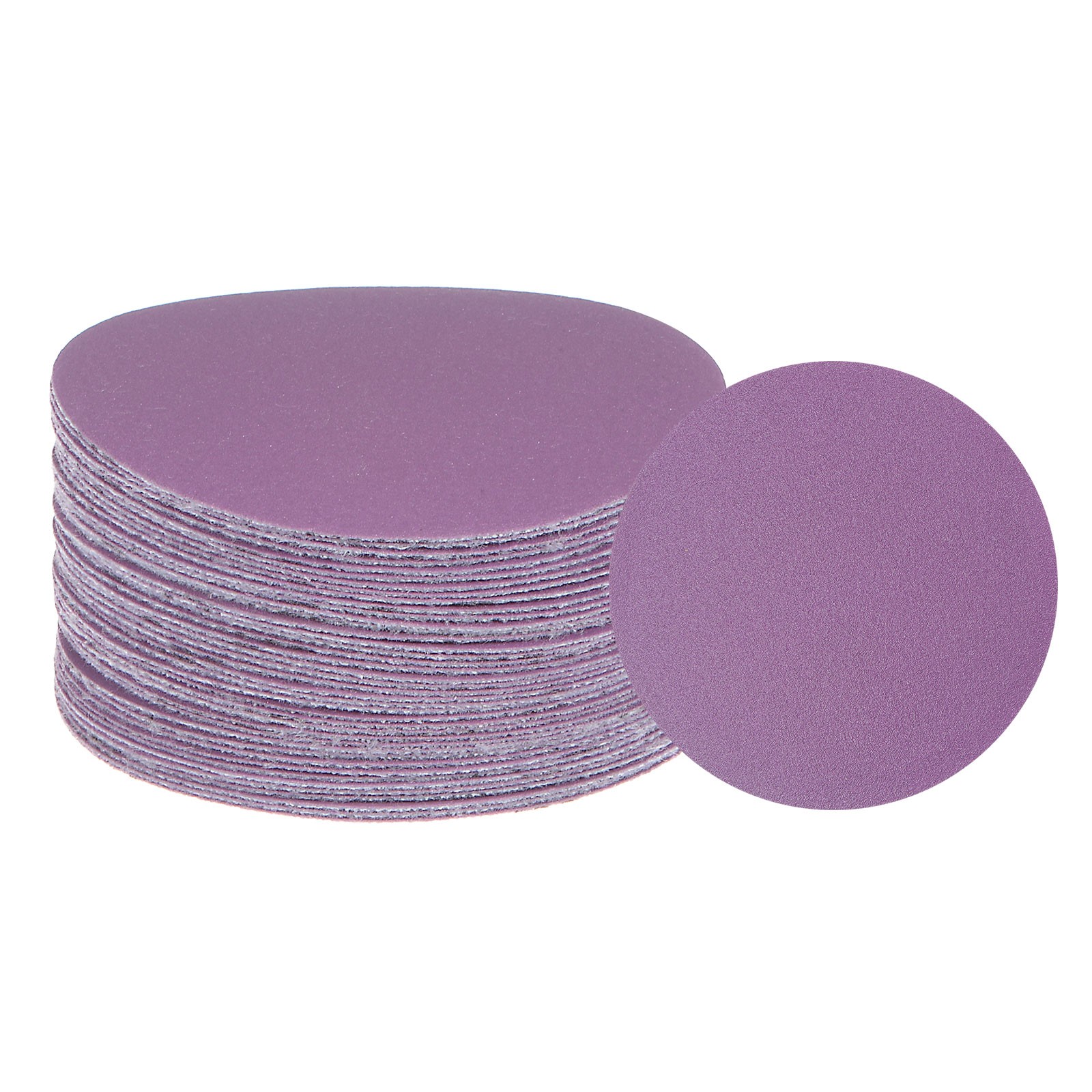 40pcs 400 Grit Purple Sanding Discs 3 Inch Hook and Loop Circular Sandpapers