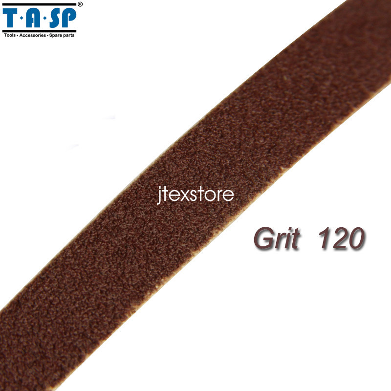 10PC TASP Belt Sandpaper Abrasive 3/8″x13″ 10x330mm for Sanding