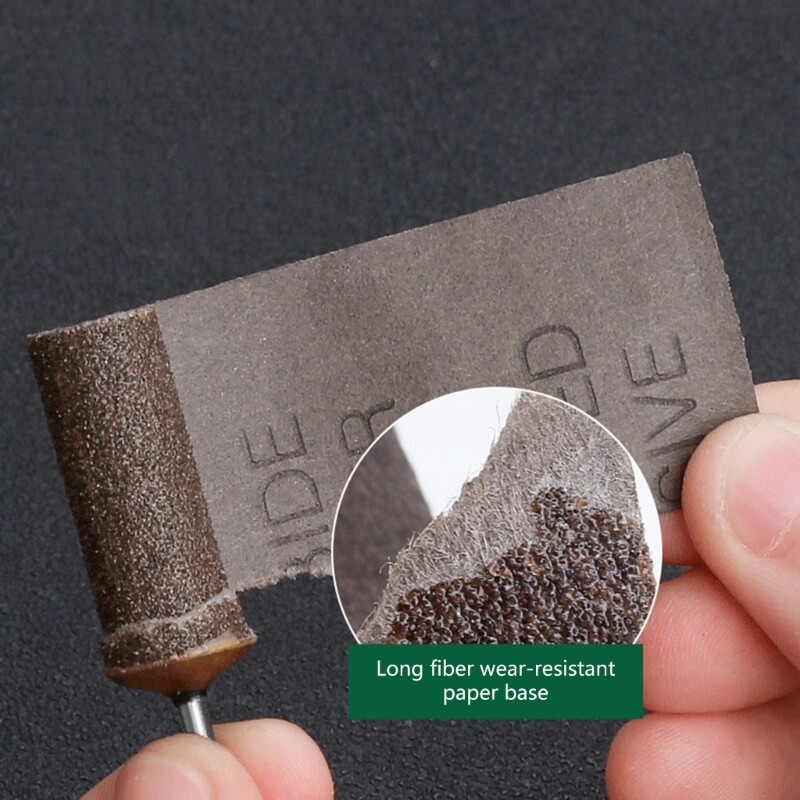 13Pcs Grit 180 to 3000 Sand Paper Bar Sandpaper Rotary Cutter 2.35mm Shank Rod