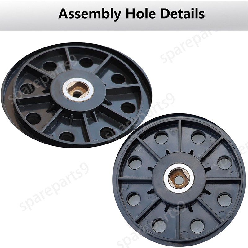 New 9″ 8 Hole Hook and Loop Sanding Disc Backing Pad for Drywall Orbital Sander
