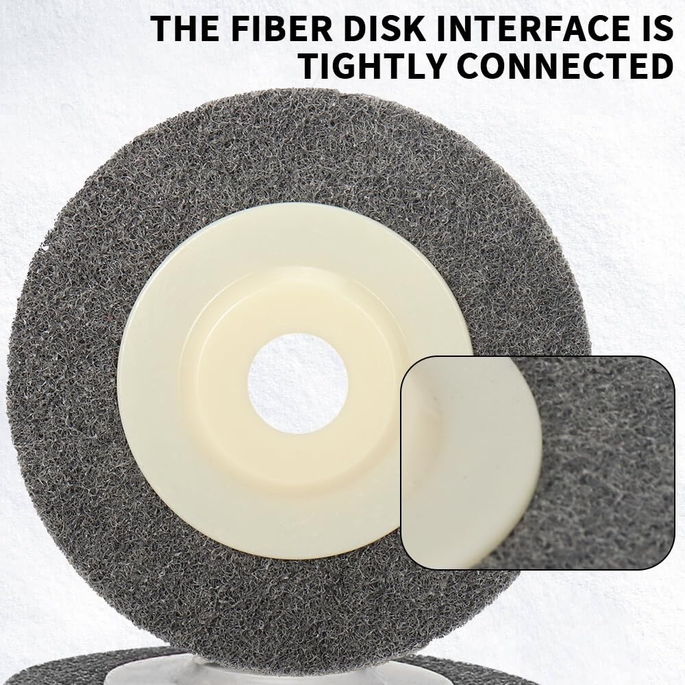 Nylon Fiber Polishing Wheel Non Woven Felt Polishing Pad Disc For Metal Marble