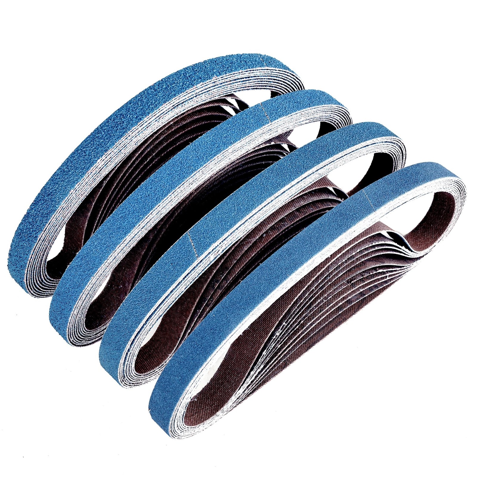 1/2 x 18 inch Zirconia Sanding Belts, 40Pcs 10 Each of 40/60/80/120 Assorted …