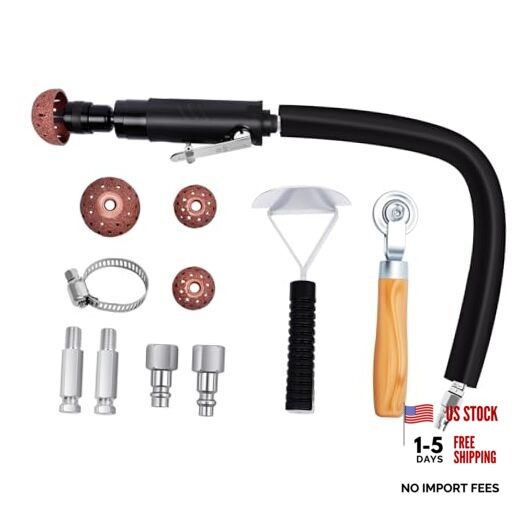 Air Tire Repair Polish Patch Tools, Includes 2500 RPM Low Speed Air Tire 15PCS