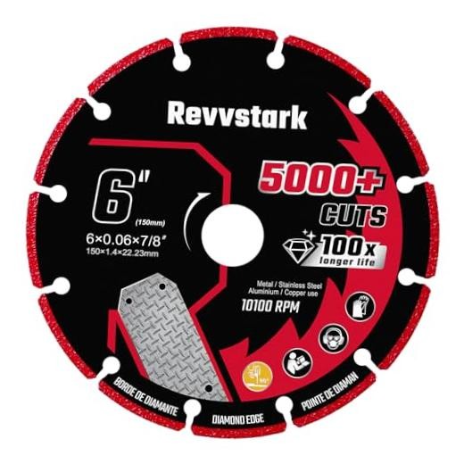 6 Inch Cut Off Wheel Diamond Cutting Wheel for Metal 7/8″ Arbor | 1.0 6″x7/8in.