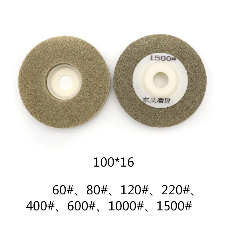 100*16mm Nylon Fiber Polishing Wheel Grinding Buffing Disc Pads Marble Granite