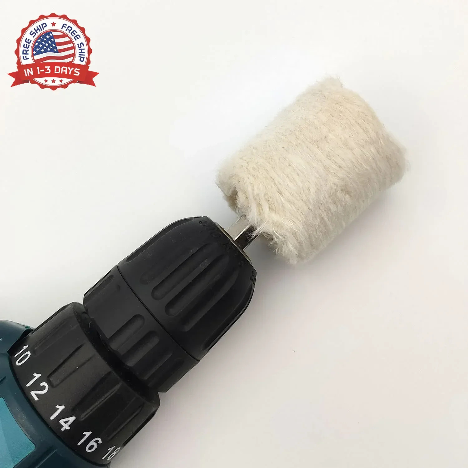 6 pcs Buffing Wheel for Drill,Buffing Pad Polishing Wheel Kits,Wheel Shaped Poli