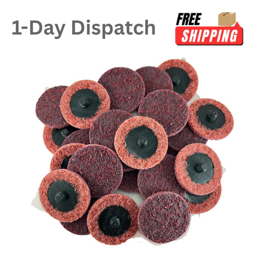 Sungold Abrasives 74903 Medium Non Woven R-Type Disc 2 Inch Maroon 25pk