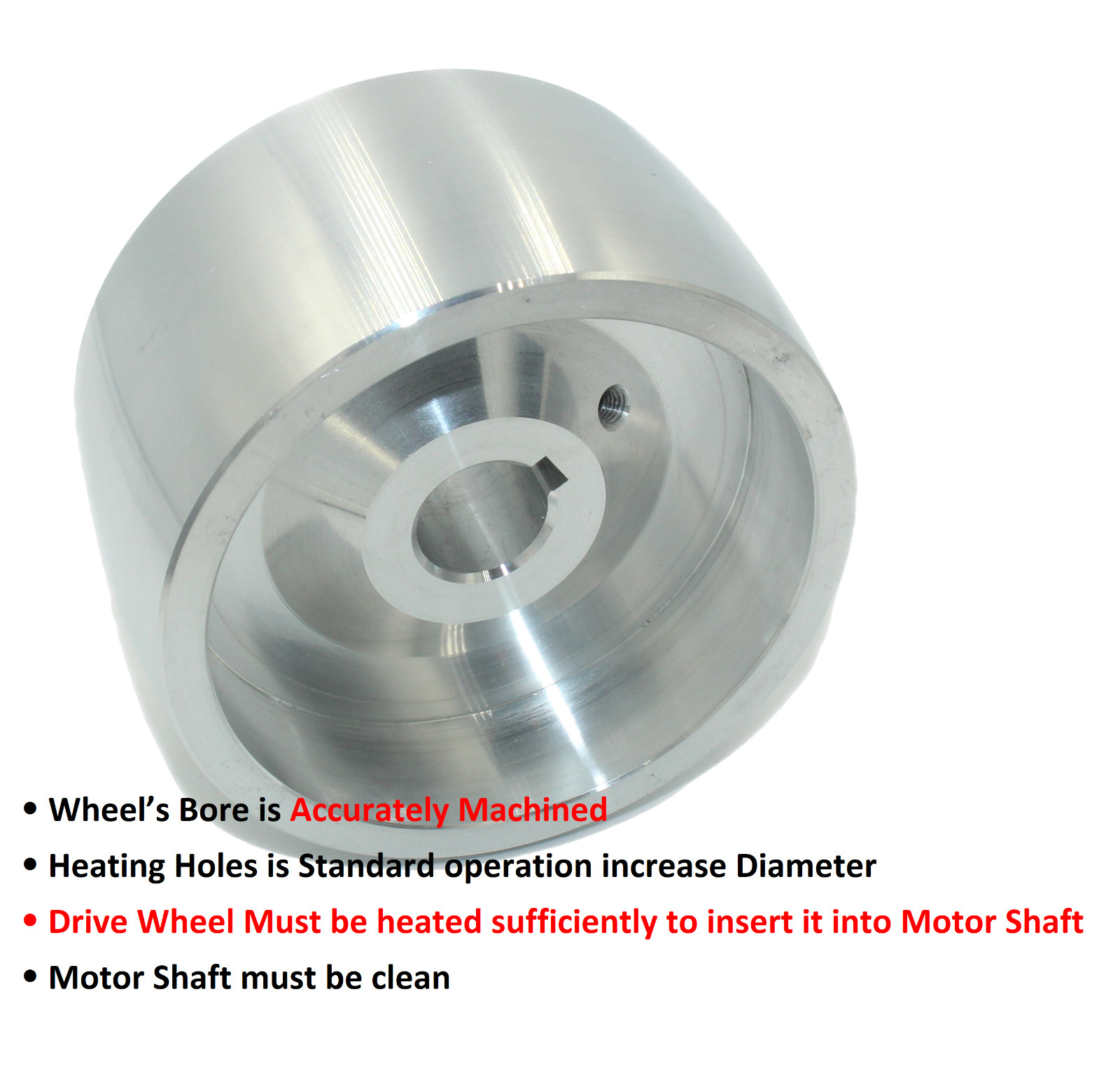 Belt Grinder wheel set knife grinder 5.1″ Drive 5/8″ shaft 3″ tracking, 2″ Idler