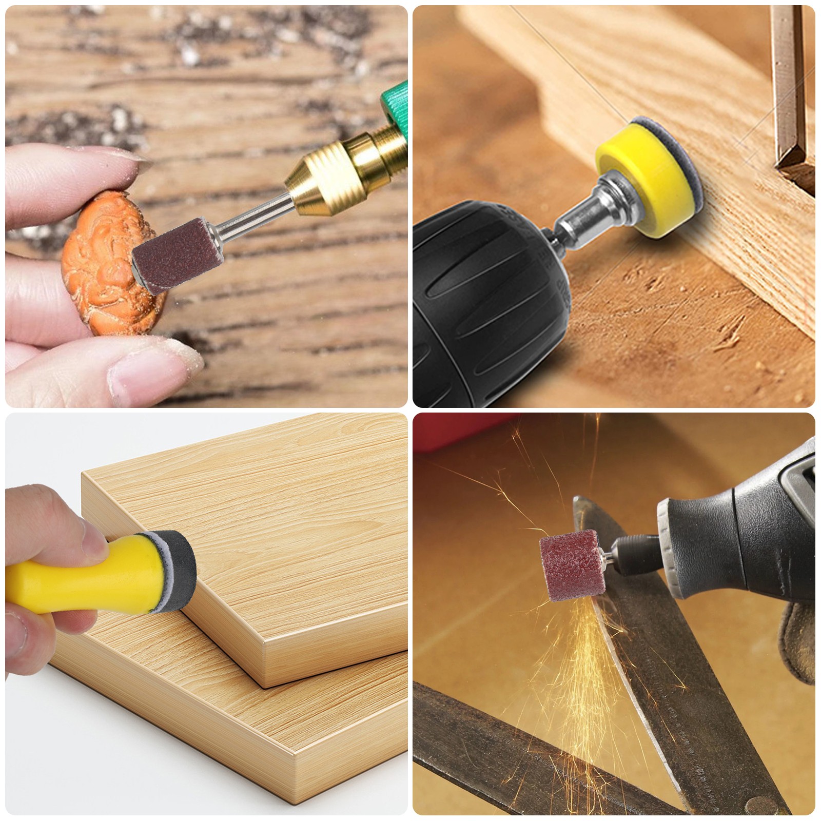 14xSanding Sponge Block 60-280Grit Flexible Washable for Wood Metal Auto Drywall