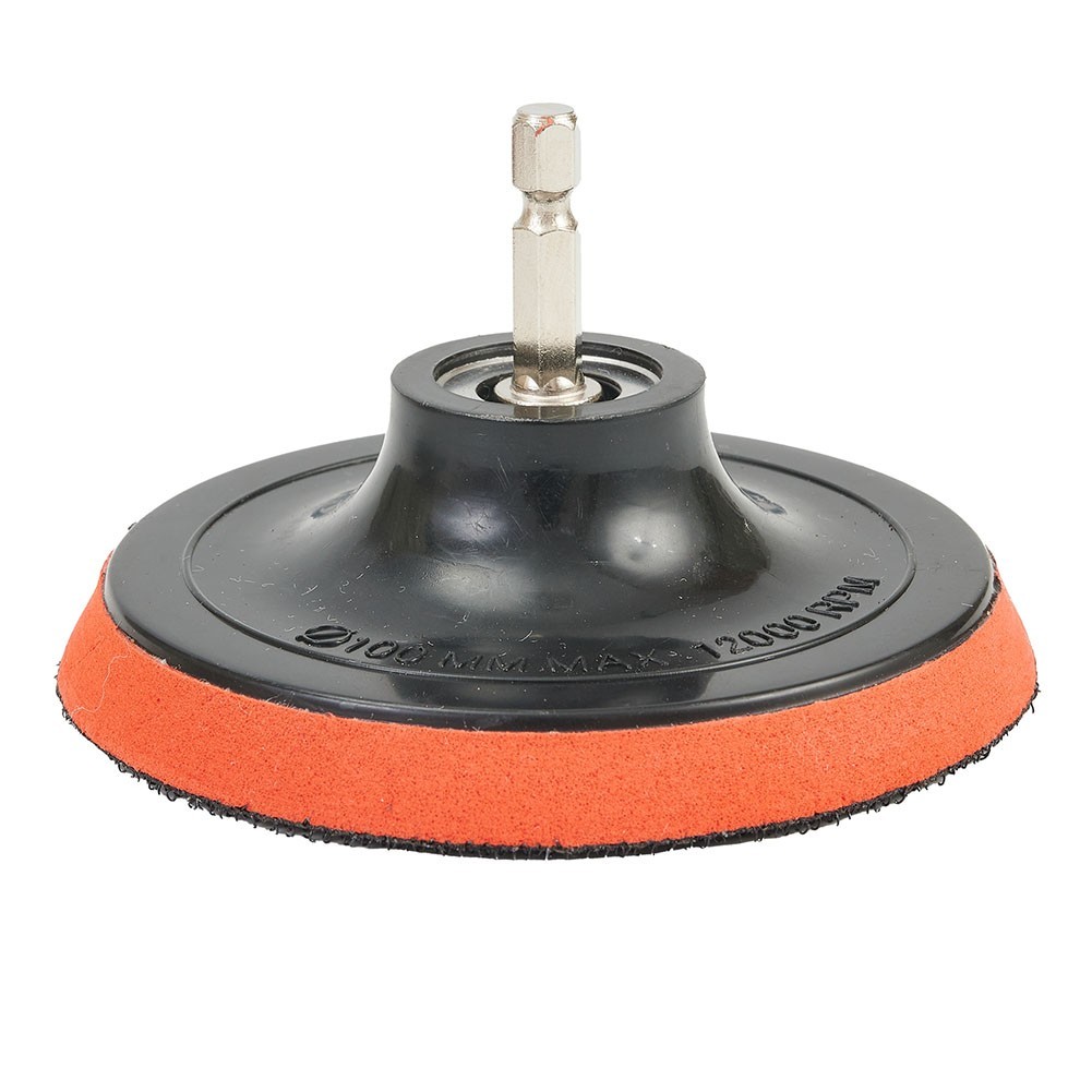 Sanding Disc 12000RPM 4 Inch/100mm With Backing Pad 10pcs Aluminium Oxide Discs
