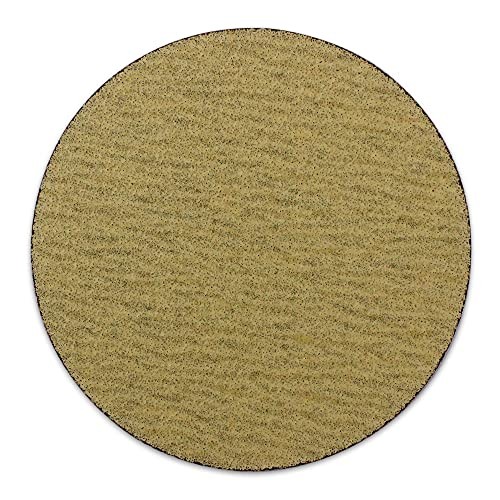 5″ Inch No Hole Hook and Loop Sanding Discs for Orbital DA Sanders – 100 Pack…