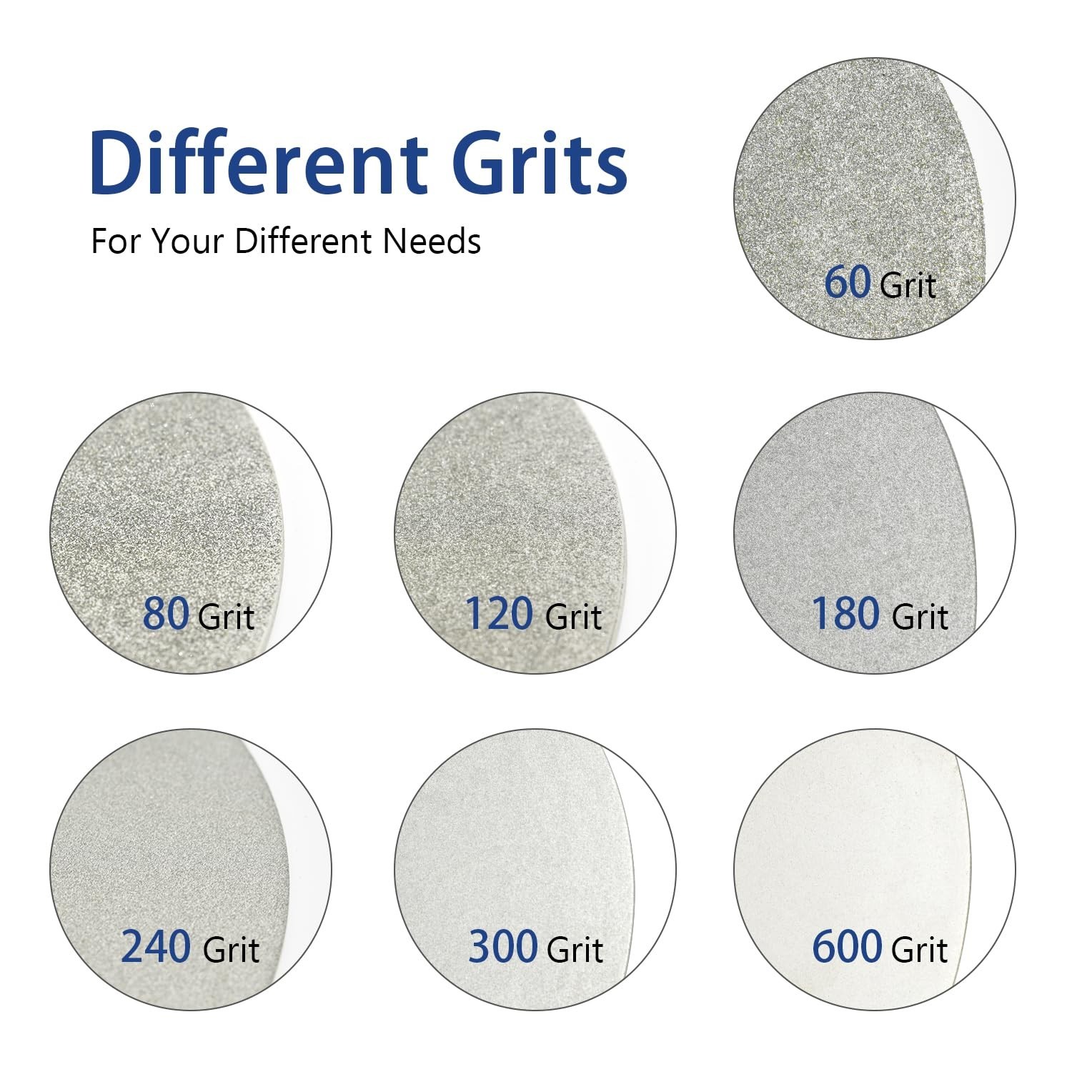 Professional 6″ Diamond Grinding Disc for Gem Faceting – 80 Grit, 1/2″ Arbor