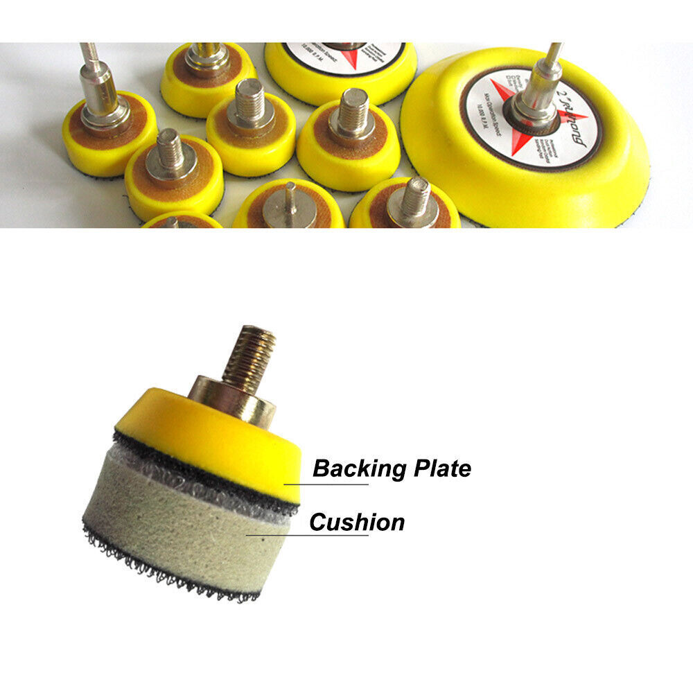 1.2″ Hook and Loop Pad Backing Plate 30mm Buffing Polishing Sanding Thread M6 M8