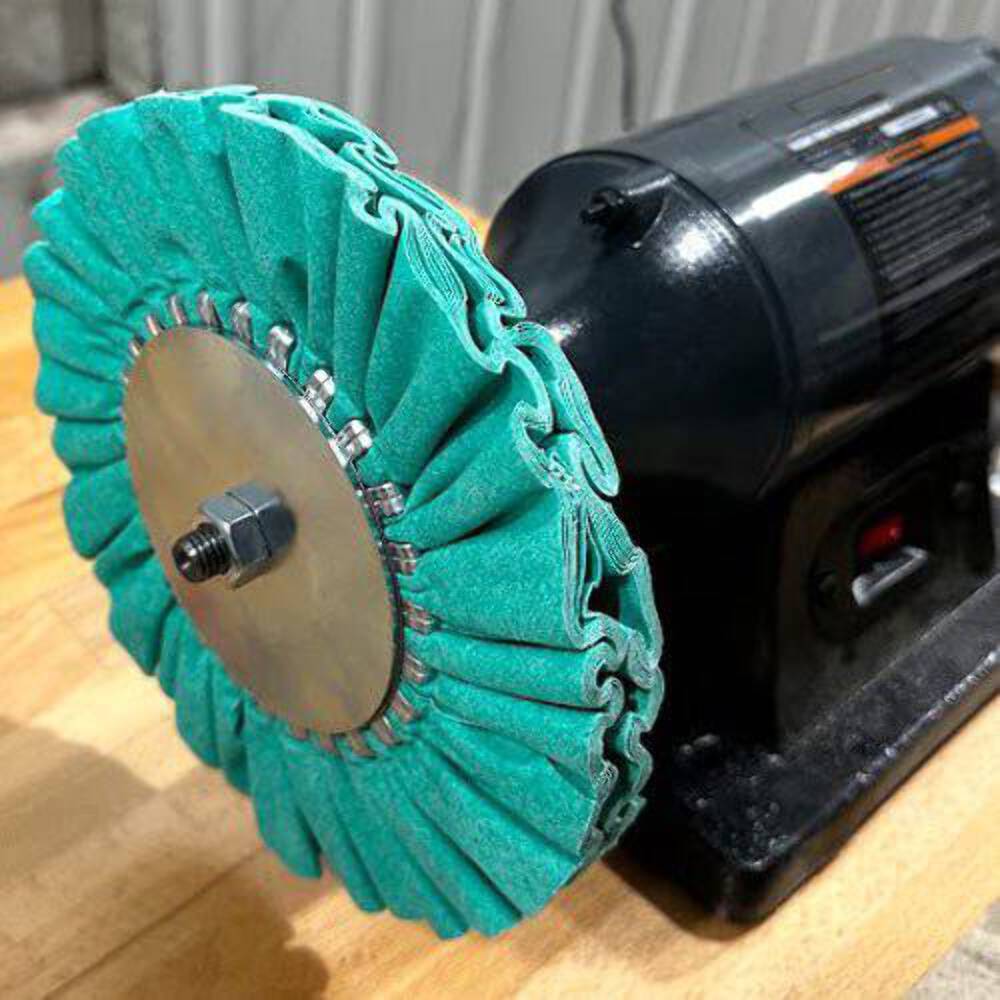Airway Buffing Wheel Flange Set 4″ x 5/8″ Durable Corrosion Resistant steel 2PC