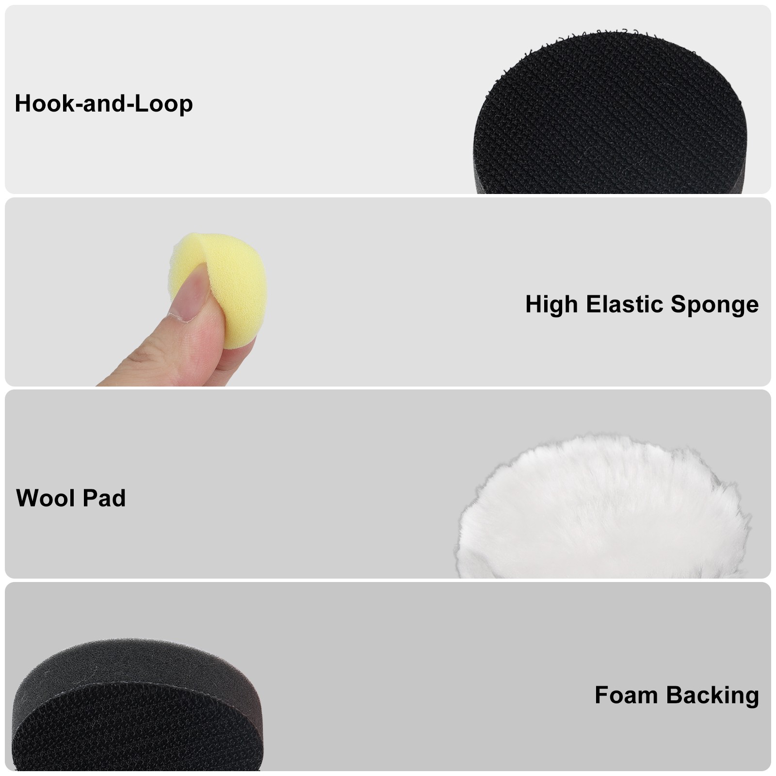 14xSanding Sponge Block 60-280Grit Flexible Washable for Wood Metal Auto Drywall