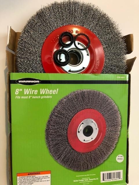 8 in. x 1 in. x 1 in. Arbor with 5/8 in. Adapter Crimp Wire Wheel
