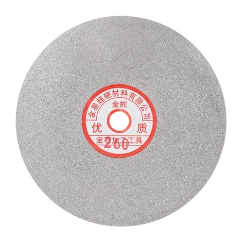 Diamond Sanding Grinding Disc, 6-Inch (150mm) 5/8″ Arbor Hole, Flat Grit 260