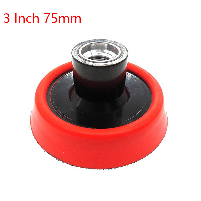 3 Inch 75mm Hook & Loop Backing Pad Angle Grinder M14 Drill att. for Sand Disc