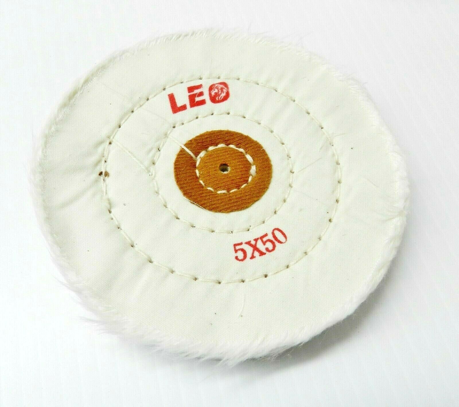 5″ Polishing Buff Finex Muslin White 50Ply Buffing Wheel Polish Jewelry