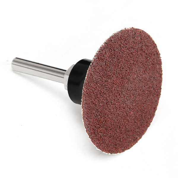 IIT 120 Grit 2″ Sanding Wheels Discs With 1/4″ Mandrel Roll Lock R Style 82041