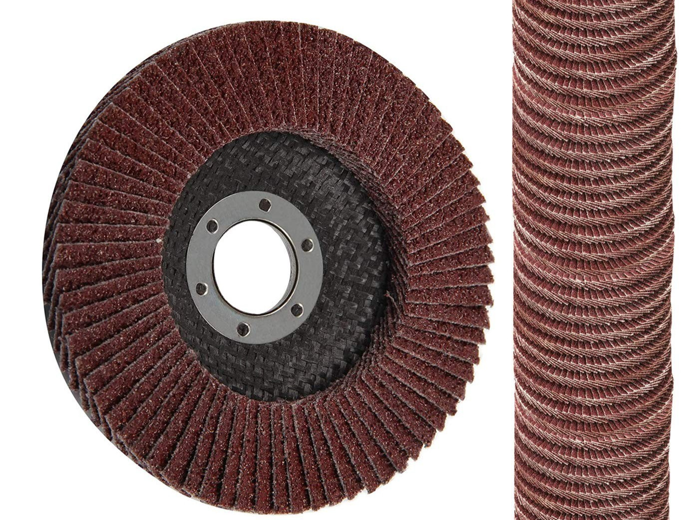 10 pcs 4-1/2″ Aluminum Oxide Abrasive Flap Disc 36 Grit ~ FD41236