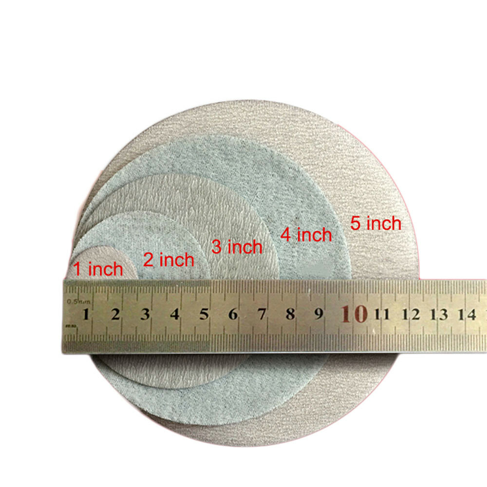 1″ Hook and Loop Sanding Disc 25mm Orbital Sandpaper Pads 60-1000 Grit Wet & Dry
