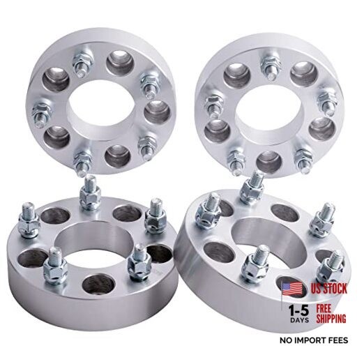 4PC 5×4.5 to 5×5.5 Wheel Adapters 1.5 Inch with 1/2″ Studs 1.5 Inch-4 PCS