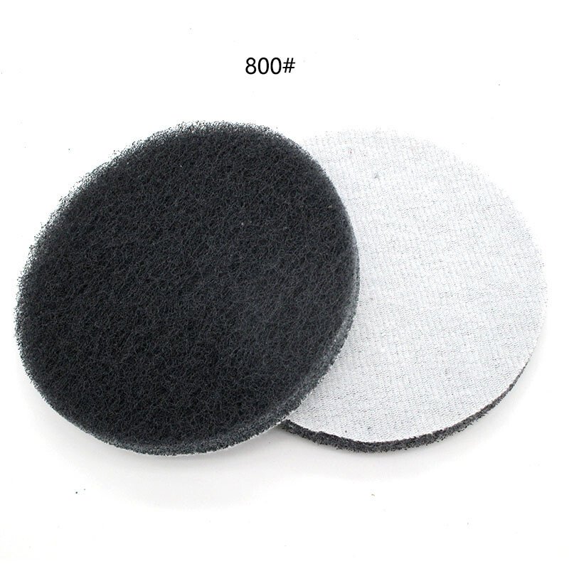 2″ 3″ 4″ Scouring Pad Hook & Loop Abrasive Cleaning Pad 240-3000 Grit Polishing