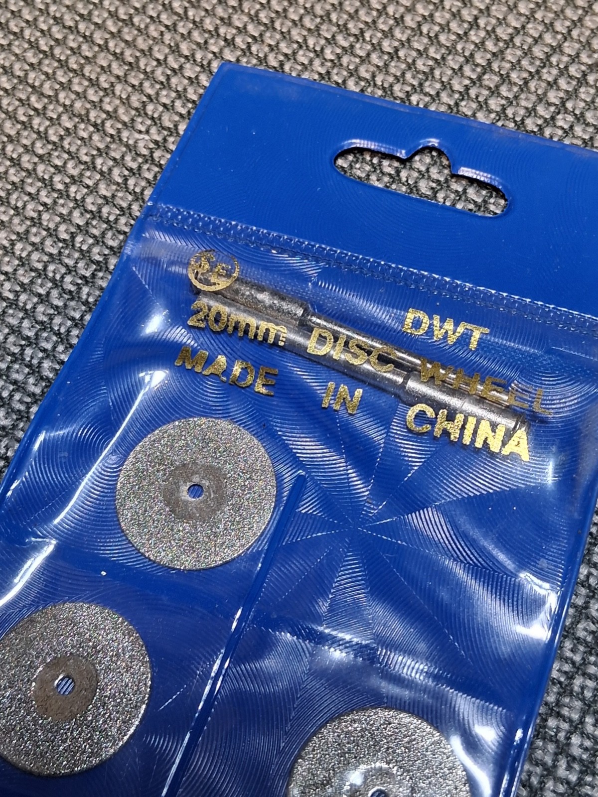 5x 20mm Diamond Coated Cutting Wheel Rotary Blade Cut-off Disc Blades