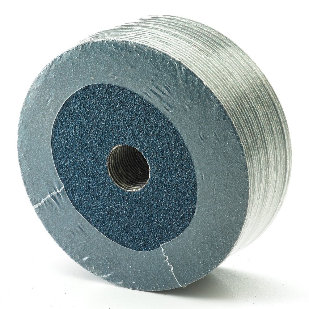 25 PCS 308050 5×7/8 Inch Zirconia Resin Fiber Disc 50 Grit Sanding Grinding