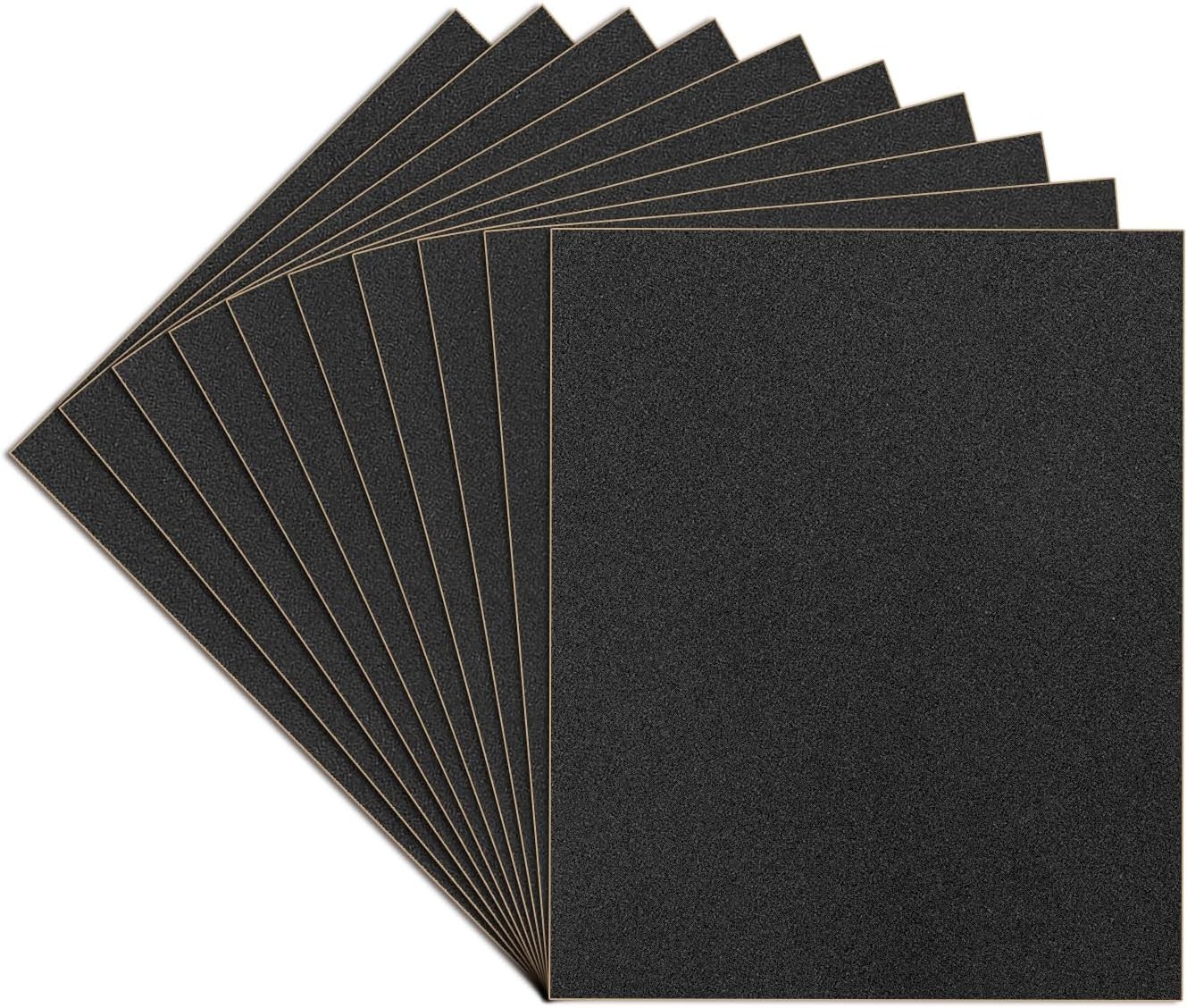 10-Sheets 280 Grit Sandpaper, 9 x 11 Inch Wet Dry Sand Paper Assortment Pack,