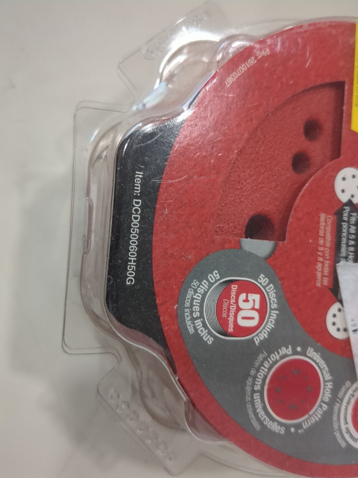 DIABLO 50pc Hook & Loop Discs: 5″ Dia, 60 Grit, Ceramic Blend DCD050060H50G