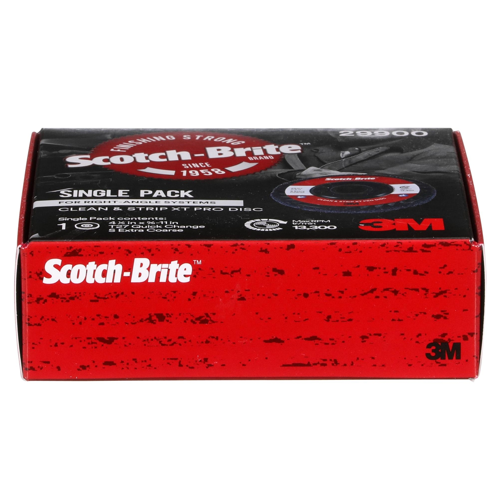 Scotch-Brite Clean and Strip XT Pro Disc, XO-DC, SiC Extra Coarse,Purple