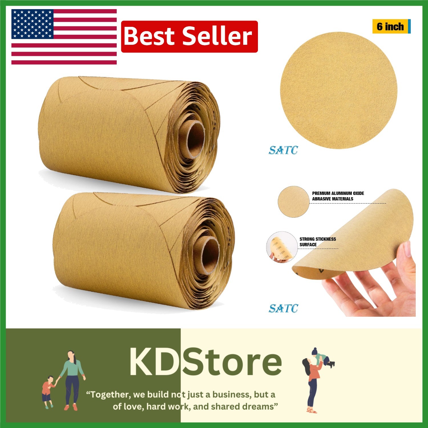 200 Self-Adhesive 220 Grit Sanding Discs – Perfect for Wood & Metal Finishing