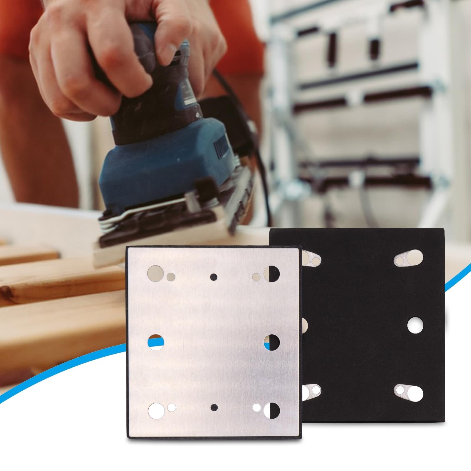 2 Pack Replacement Sanding Pads for 1/4 Sheet Palm Sander | Fits BO4556, B04510