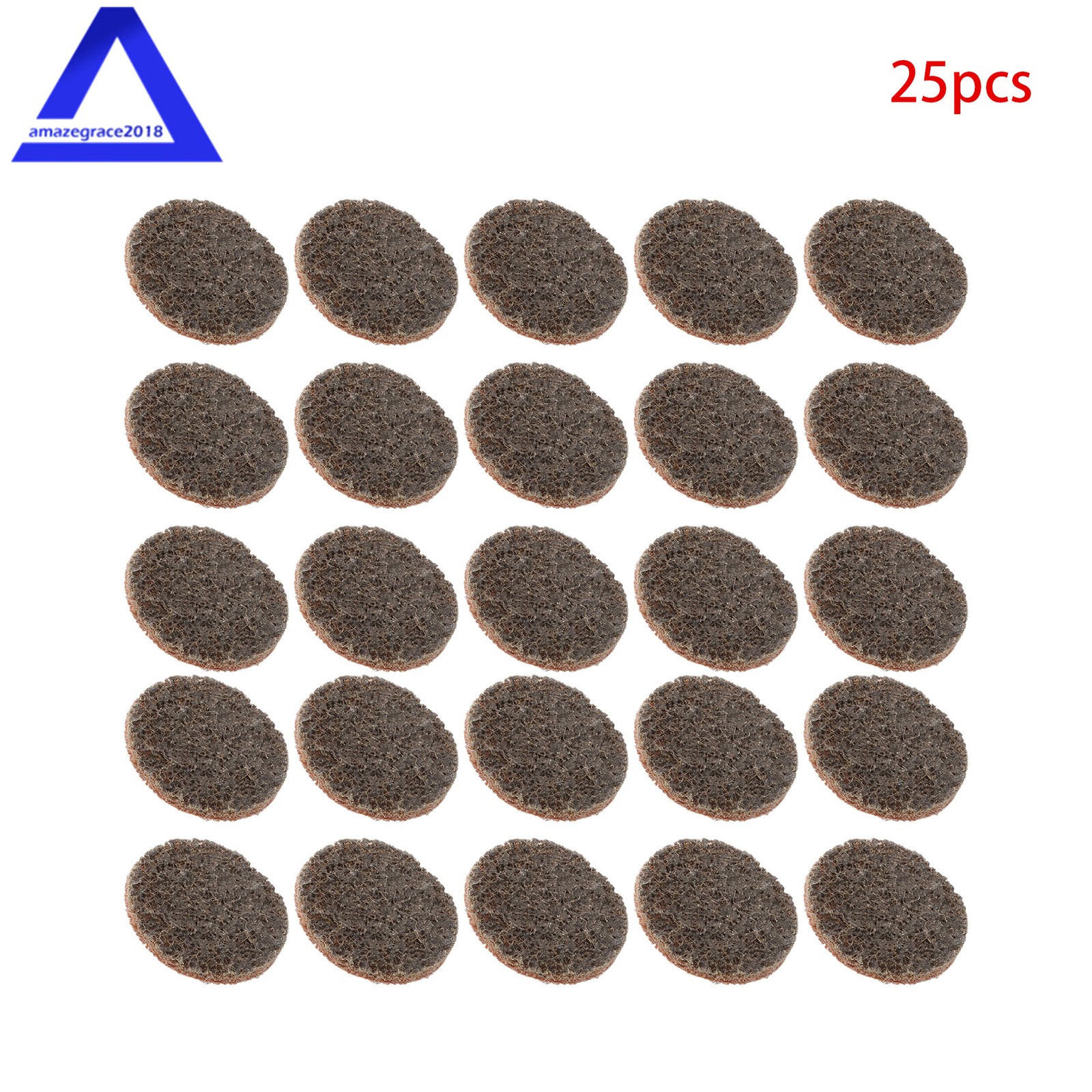 25 PCS 2 inch Coarse Abrasive Non Woven Quick Change Surface Conditioning Disc