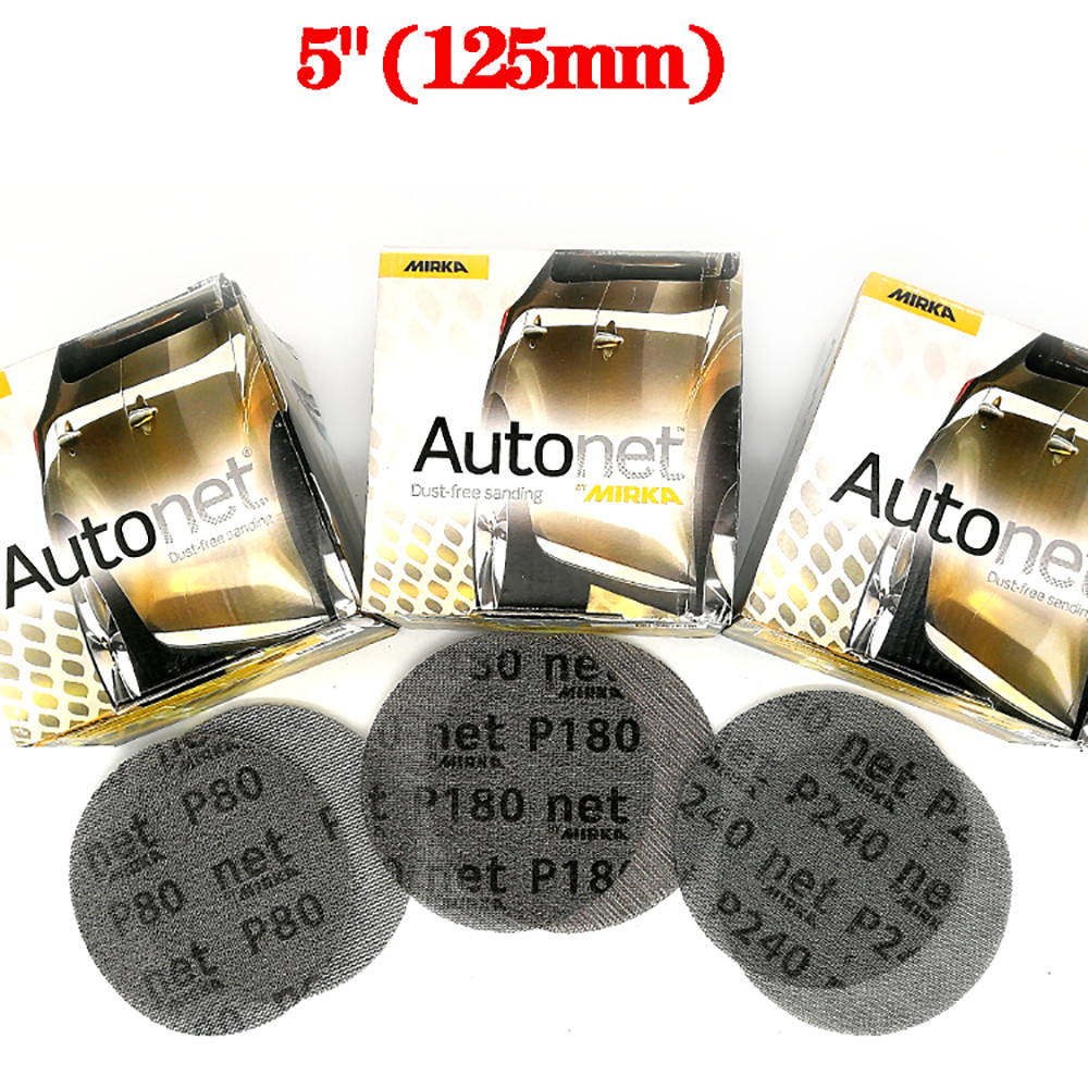 75mm 100mm 125mm 150mm Mesh Dust-free Sanding Discs Hook and Loop Sandpaper Pads