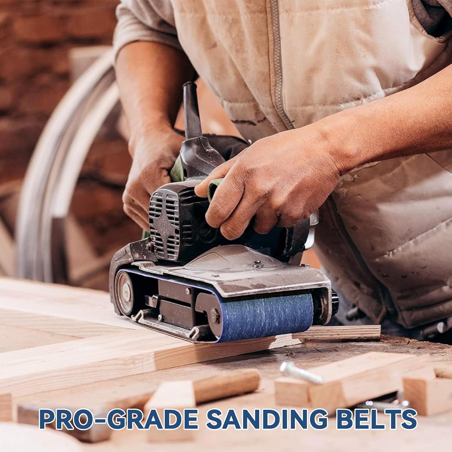8 Grits Sanding Belts 2×42 Inch 24 Pcs Zirconia Particles