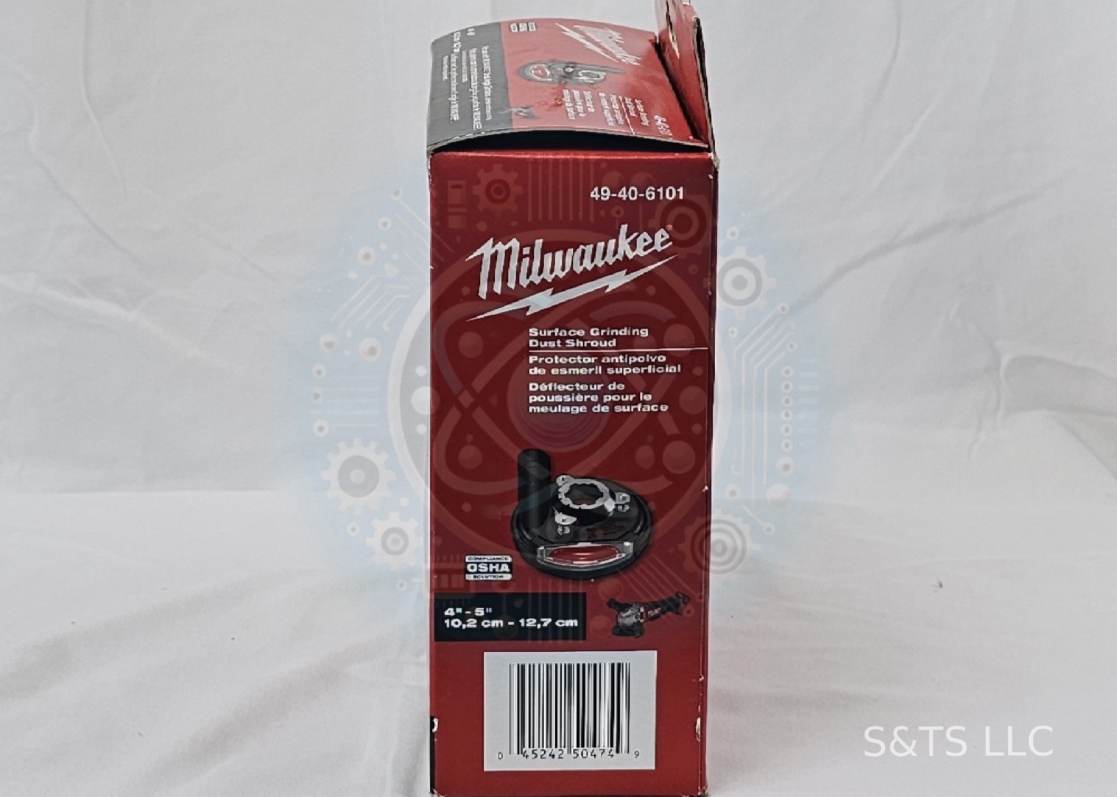 Milwaukee 49-40-6101 4″-5″ Universal Surface Grinding Dust Shroud OSHA