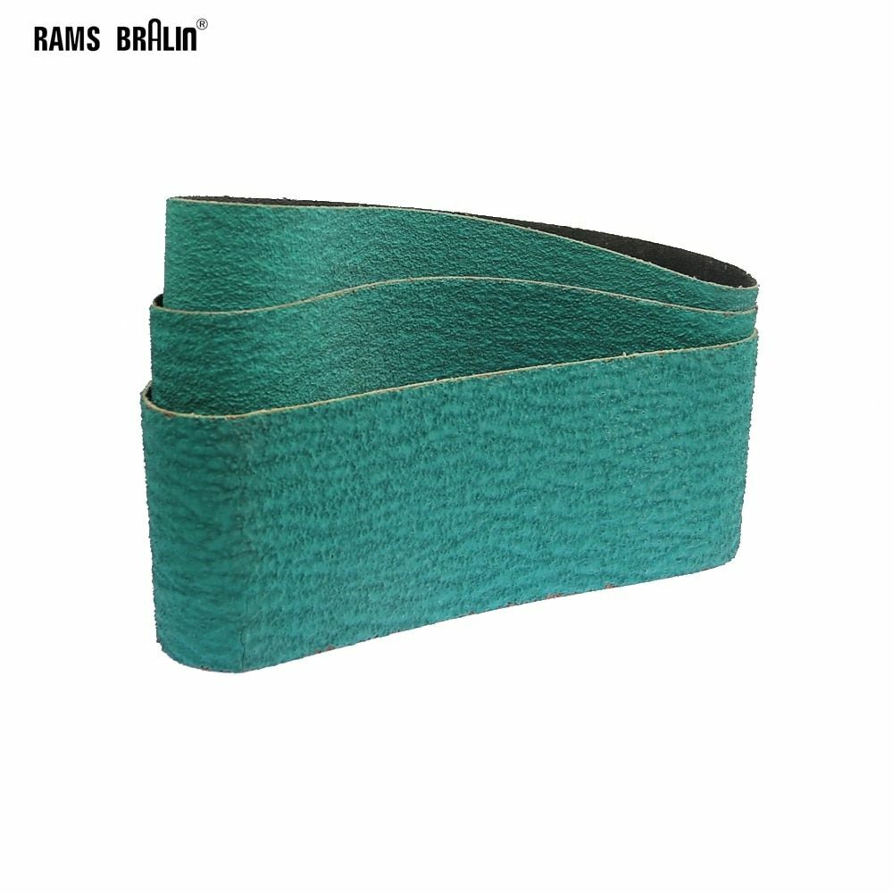 Zirconia Alumina 577F 40# 60# 80# Sanding Belt for Hard Metal 6 pieces 75*457mm