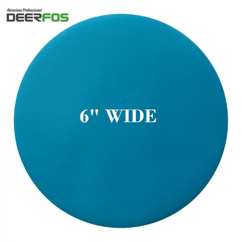 DEERFOS 6″ SANDING DISC 600 GRIT SANDPAPER PSA SELF ADHESIVE SHEET 10PCS