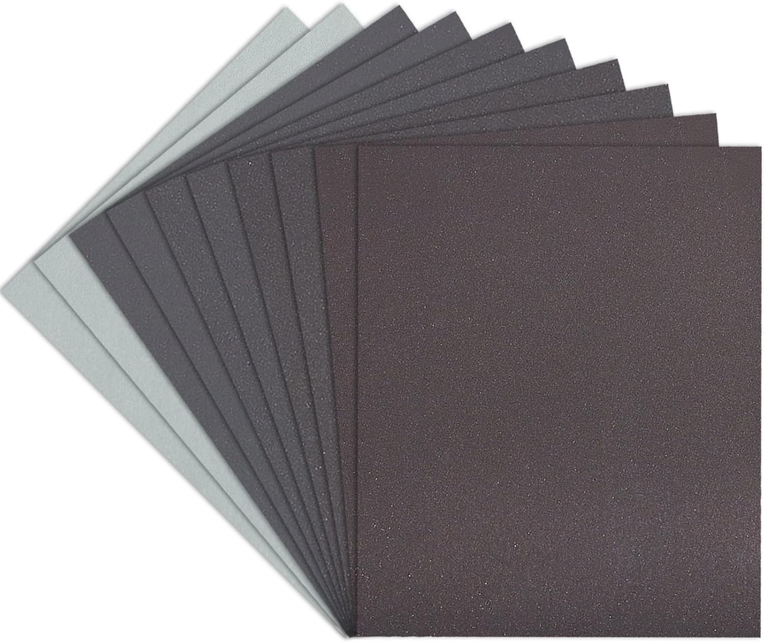 Premium Sandpaper Assortment 9″ x 11″ – 10 Pcs (with 2 Each of 600, 800, 1000,