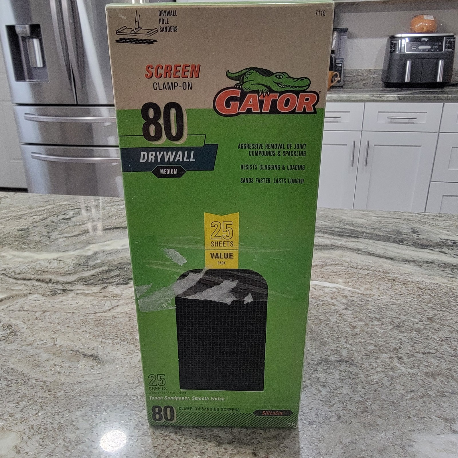Gator 80 Grit Drywall Sanding Screens-150 Sheet Contractor Bundle