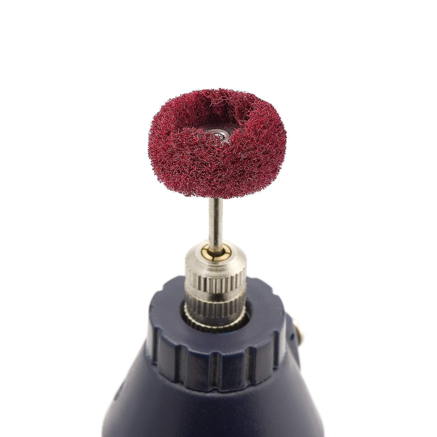1″ (25mm) Red 240 Grit Abrasive Buffing Polishing Wheels Burr for Rotary Tools-1