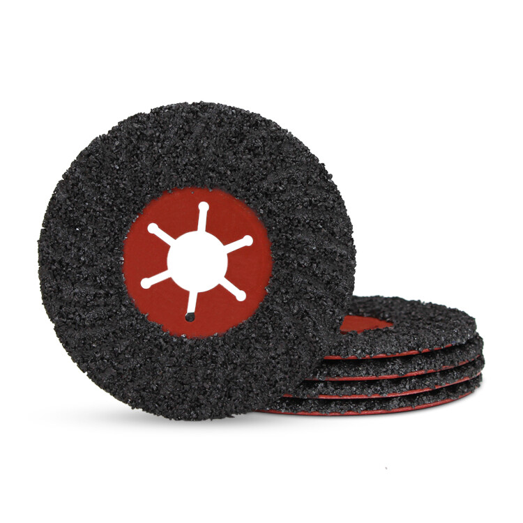 10 Pack – 4.5″ x 7/8″ Silicon Carbide Semi-Flex Sanding Discs for Angle Grinder
