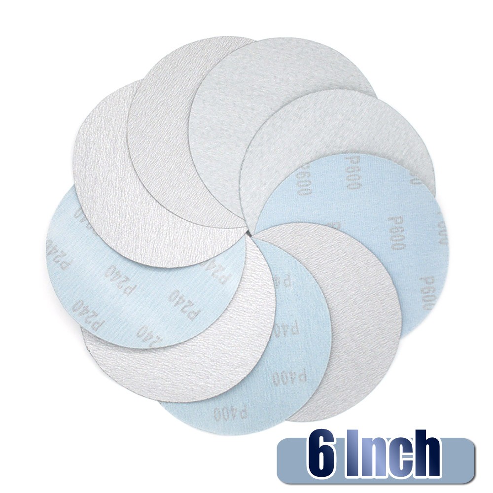 Dry Sanding Discs 1″ 2″ 3″ 4″ 5″ 6″ 7″ Inch 60-1200 Grit Flocked Disc Sandpaper