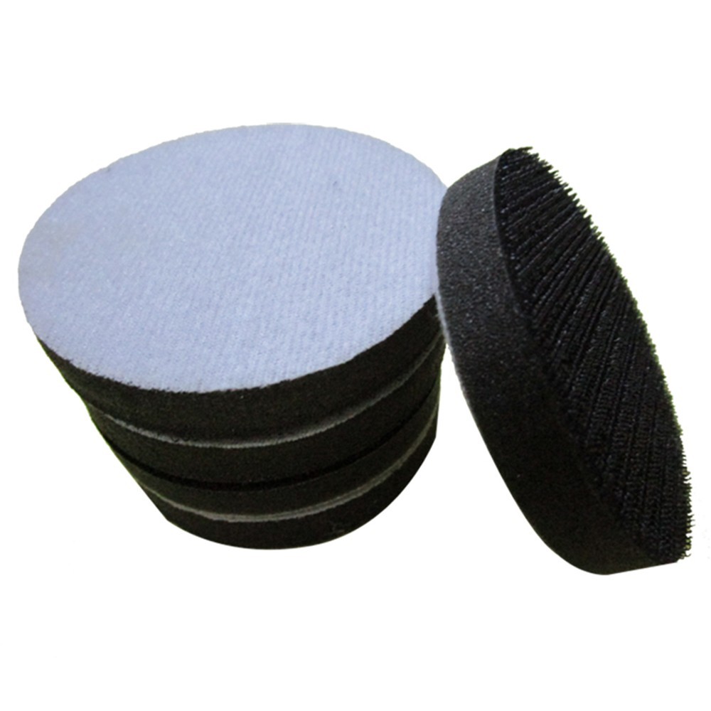 2PCS 3inch 75mm Soft Interface Pad Hook And-Loop Sanding Discs Power Tools Parts